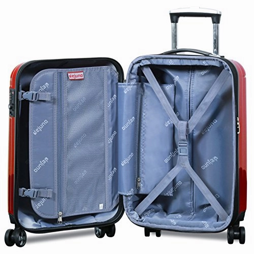Dejuno Contour 3-Piece Hardside Spinner Tsa Lock, Apple Green