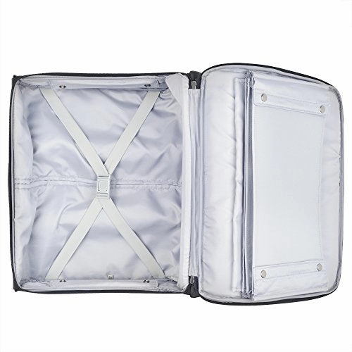 Delsey Luggage 4 Wheel Spinner Mobile Office-Exclusive Briefcase, Black, One Size