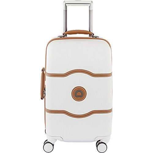 Delsey Luggage Chatelet Hard  21 Inch Carry On 4 Wheel Spinner, Champagne