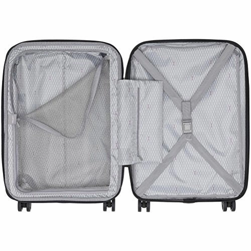 Delsey Luggage Cruise Lite Hardside 19" Intl. Carry On Exp. Spinner Trolley, Black Cherry
