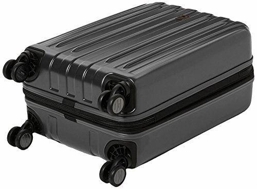 Delsey Luggage Helium Titanium Carry-On Exp Spinner Trolley Metallic, Graphite, One Size
