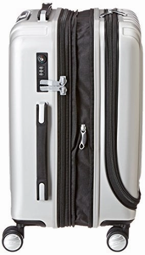 Delsey Luggage Helium Titanium International Carry-On Exp Spinner Trolley, Silver, One Size