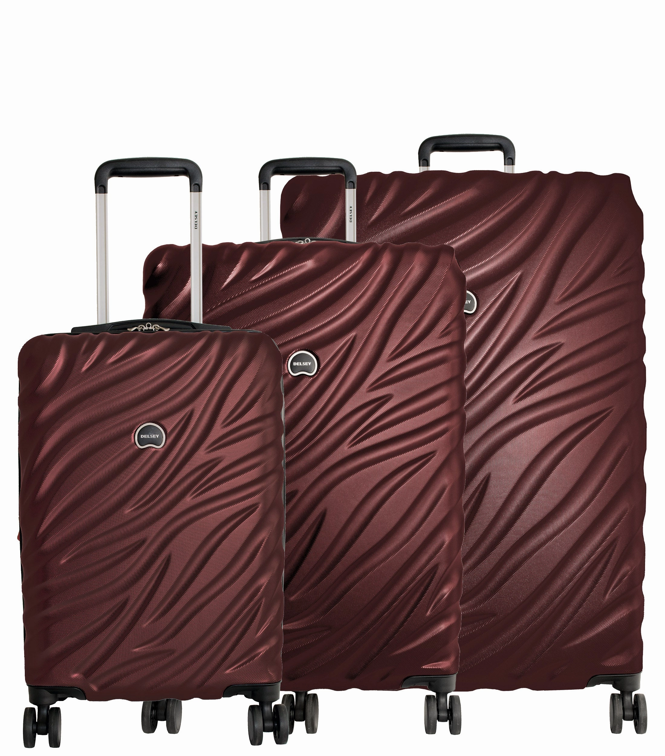 DELSEY Paris Alexis Lightweight Expandable Hardside 3 Piece Set (21"/25"/29") 4-Wheel Luggage Sets
