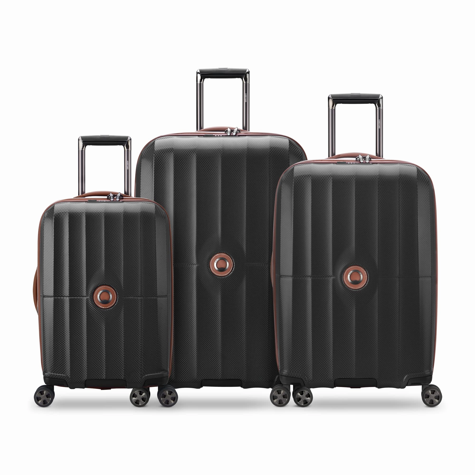 DELSEY Paris Carrousel Hardside Expandable  3-Piece Luggage Set with Spinner Wheels