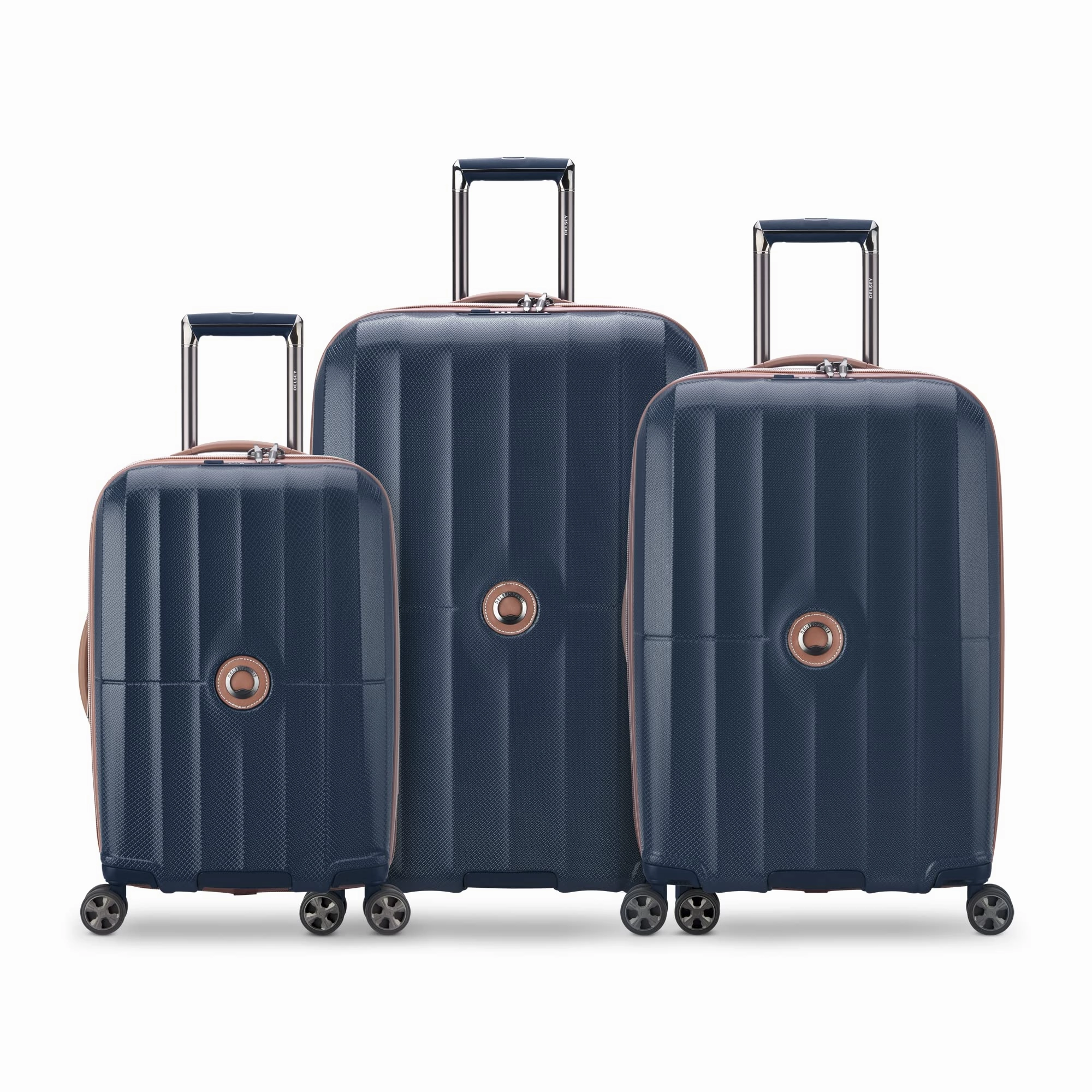DELSEY Paris Carrousel Hardside Expandable  3-Piece Luggage Set with Spinner Wheels