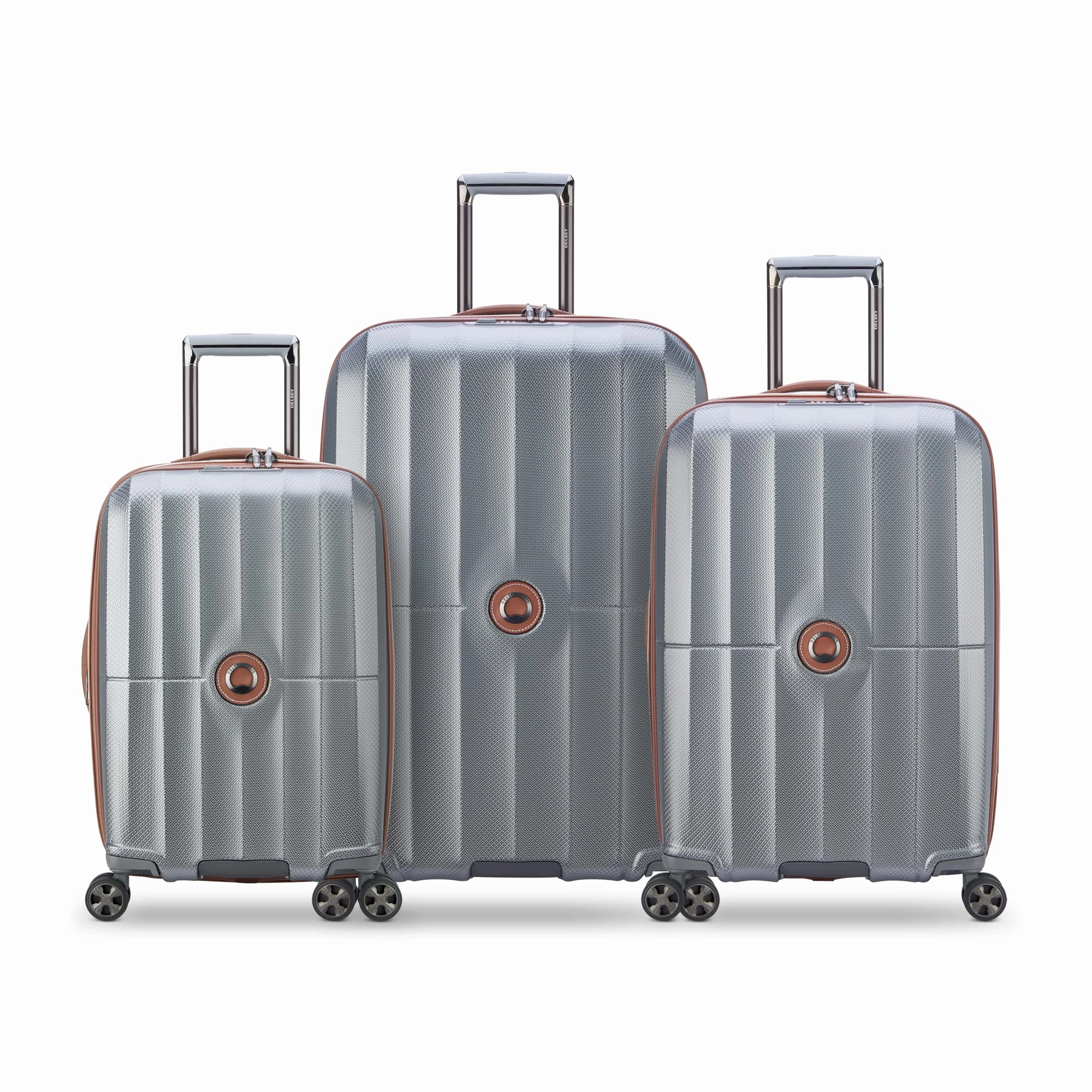DELSEY Paris Carrousel Hardside Expandable  3-Piece Luggage Set with Spinner Wheels