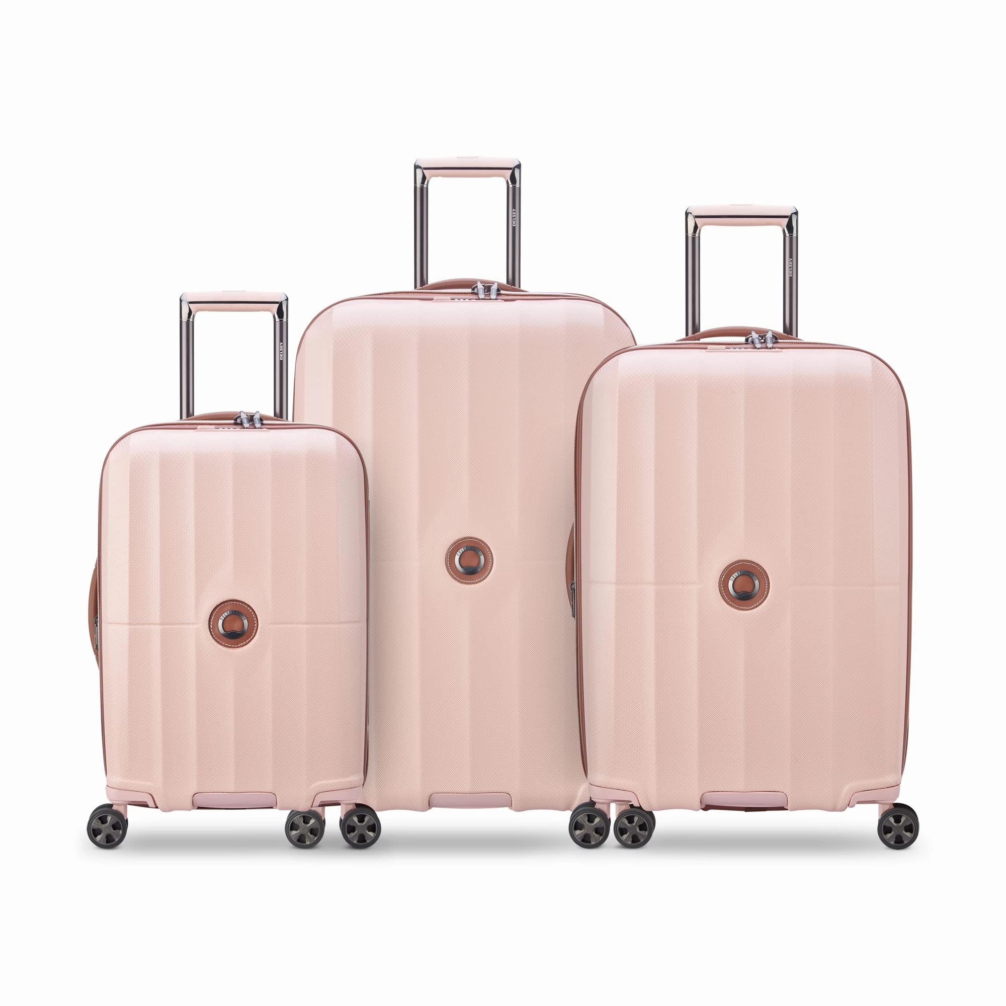 DELSEY Paris Carrousel Hardside Expandable  3-Piece Luggage Set with Spinner Wheels