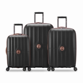 DELSEY Paris Carrousel Hardside Expandable  3-Piece Luggage Set with Spinner Wheels