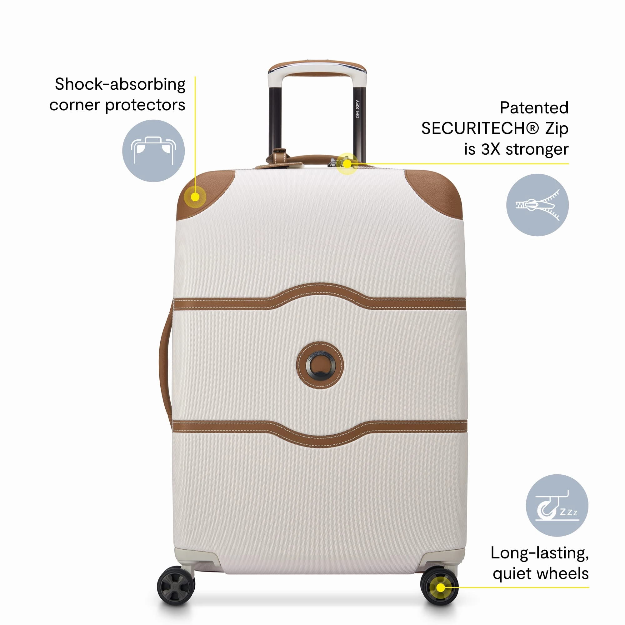 DELSEY Paris Chatelet Air 2.0 Hardside Luggage with Spinner Wheels