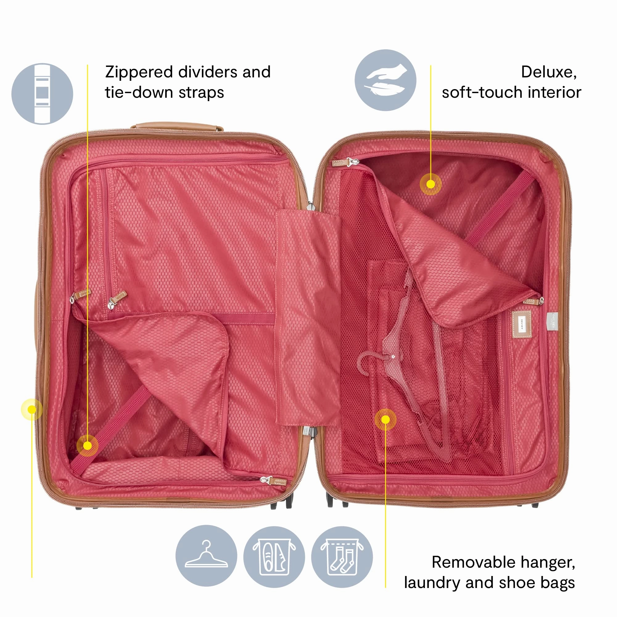 DELSEY Paris Chatelet Air 2.0 Hardside Luggage with Spinner Wheels