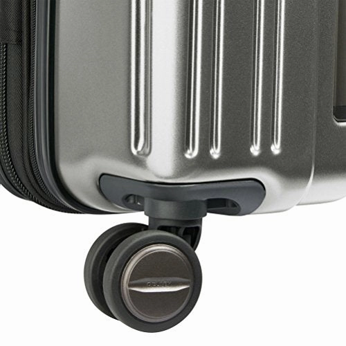 Delsey Paris Chromium Lite 21-Inch Spinner Carry-On With Expansion (Emerald Green)