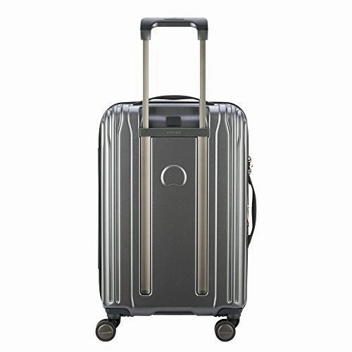 Delsey Paris Chromium Lite 21-Inch Spinner Carry-On With Expansion (Graphite)
