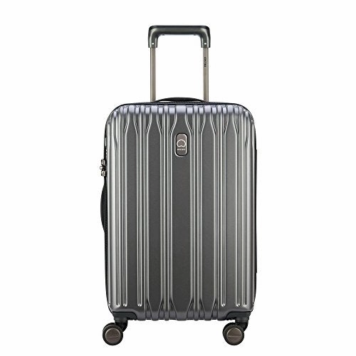 Delsey Paris Chromium Lite 21-Inch Spinner Carry-On With Expansion (Graphite)