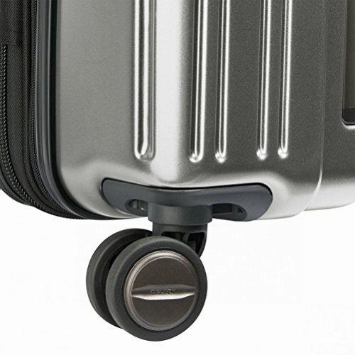 Delsey Paris Chromium Lite 25-Inch Spinner Upright With Expansion (Graphite)