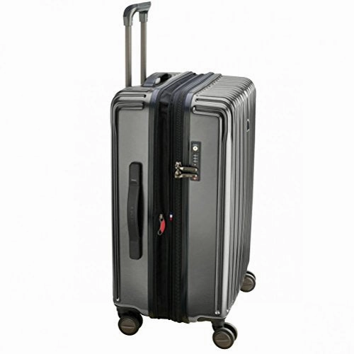 Delsey Paris Chromium Lite 25-Inch Spinner Upright With Expansion (Graphite)