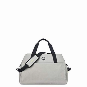 DELSEY Paris Daily's Travel Duffel Bag with Laptop Sleeve, Light Gray, 15.6 Inch