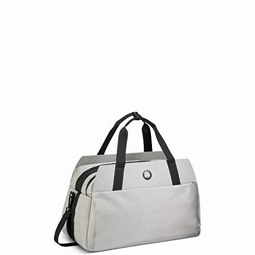 DELSEY Paris Daily's Travel Duffel Bag with Laptop Sleeve, Light Gray, 15.6 Inch