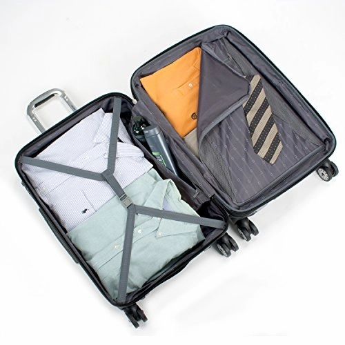 DELSEY Paris Delsey Luggage Helium Aero International Carry On Expandable Spinner Trolley 19\ (Teal)