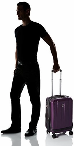 DELSEY Paris Delsey Luggage Helium Shadow 3.0  International Carry On Luggage  Front Pocket Hard Case Spinner Suitcase  Purple