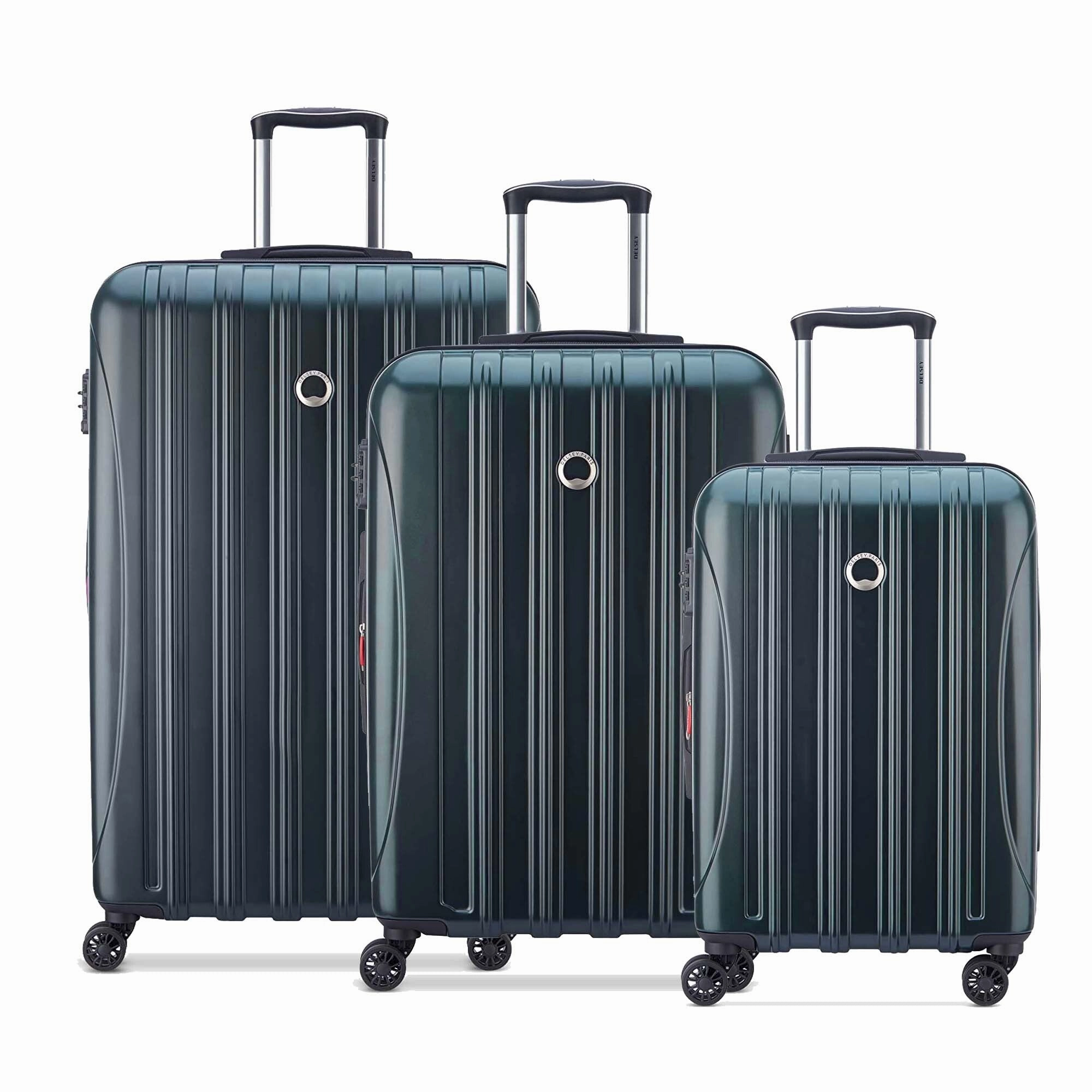DELSEY Paris Helium Aero 3 Piece Set (21"/25"/29") 4-Wheel Luggage Sets