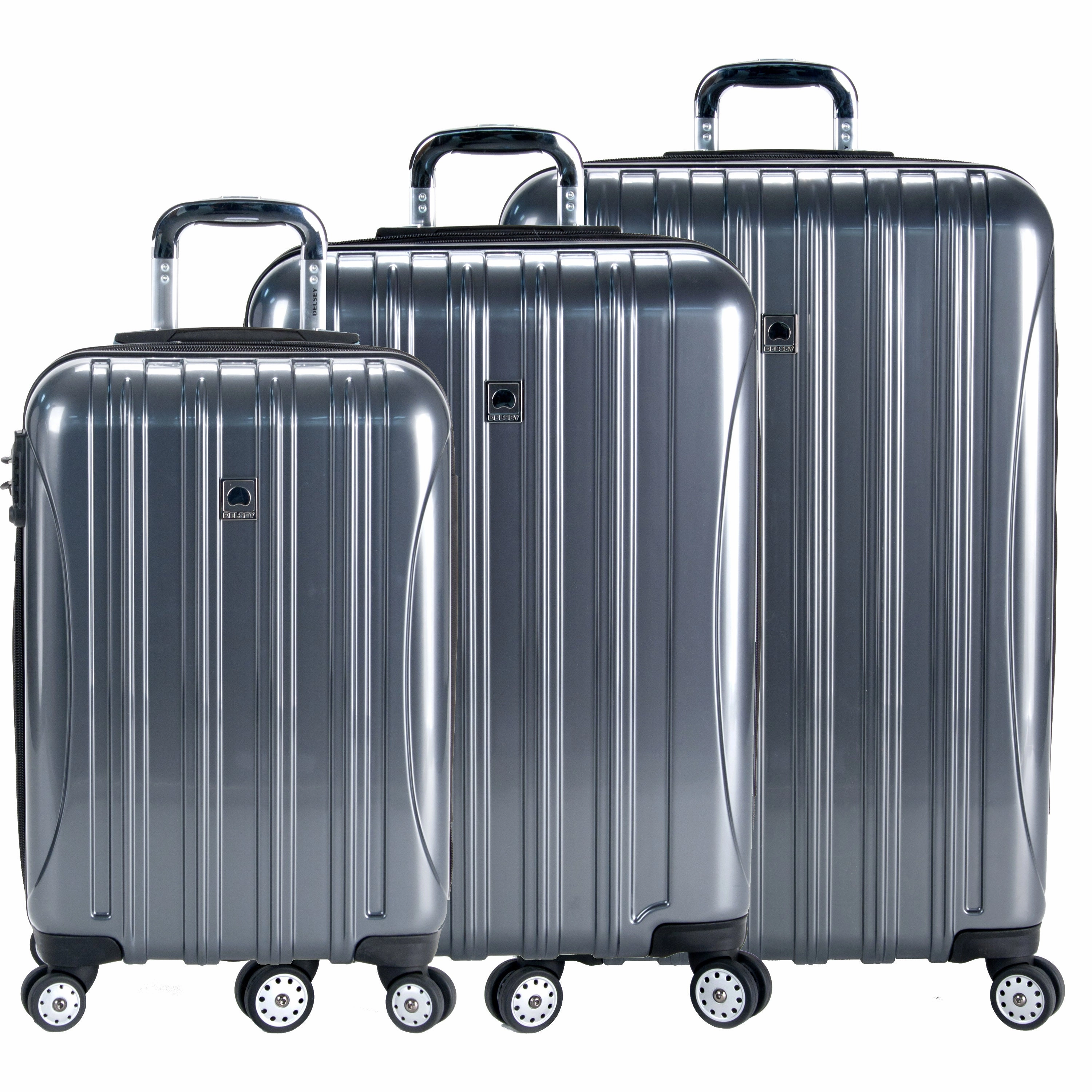 DELSEY Paris Helium Aero 3 Piece Set (21"/25"/29") 4-Wheel Luggage Sets