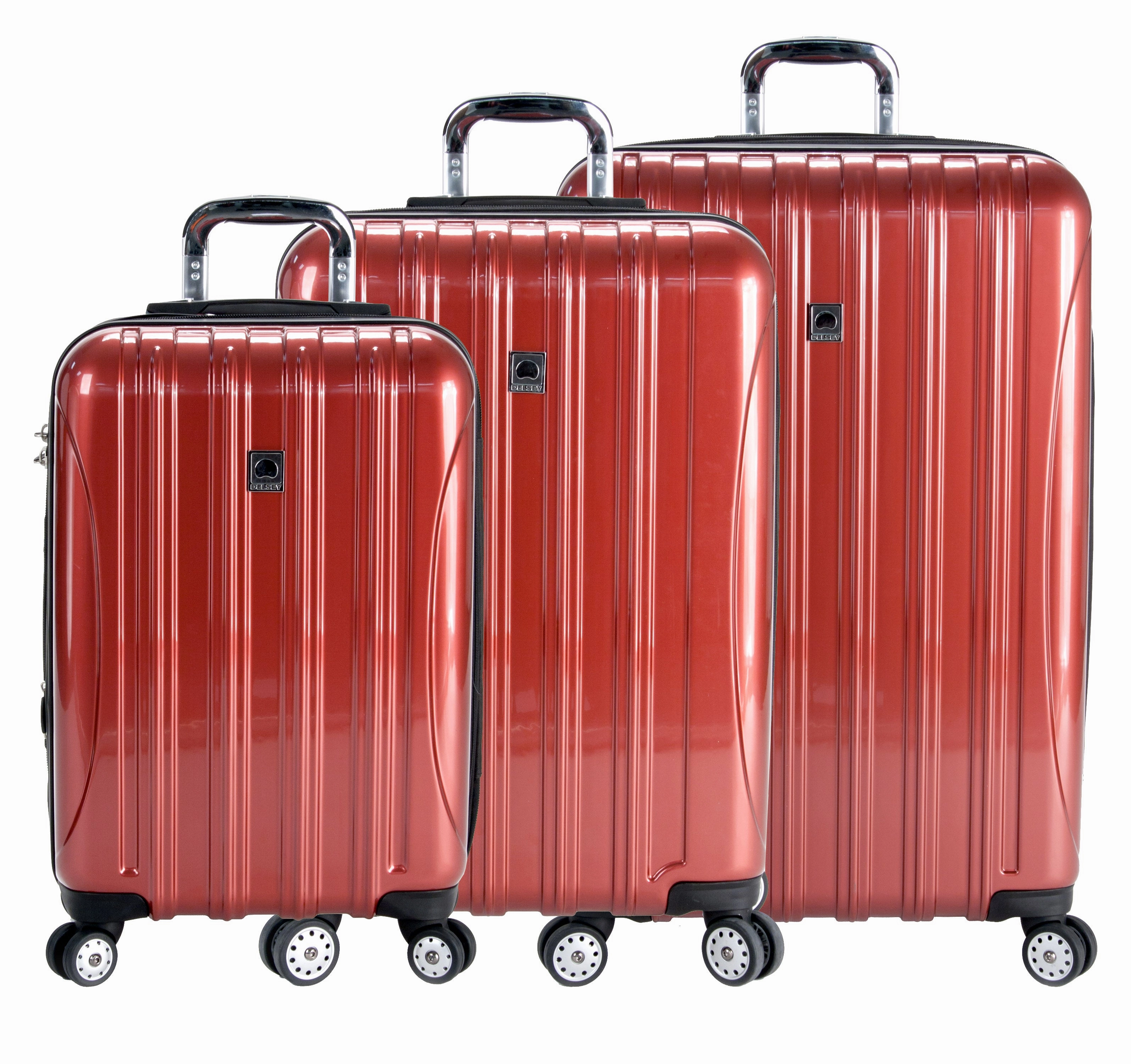 DELSEY Paris Helium Aero 3 Piece Set (21"/25"/29") 4-Wheel Luggage Sets