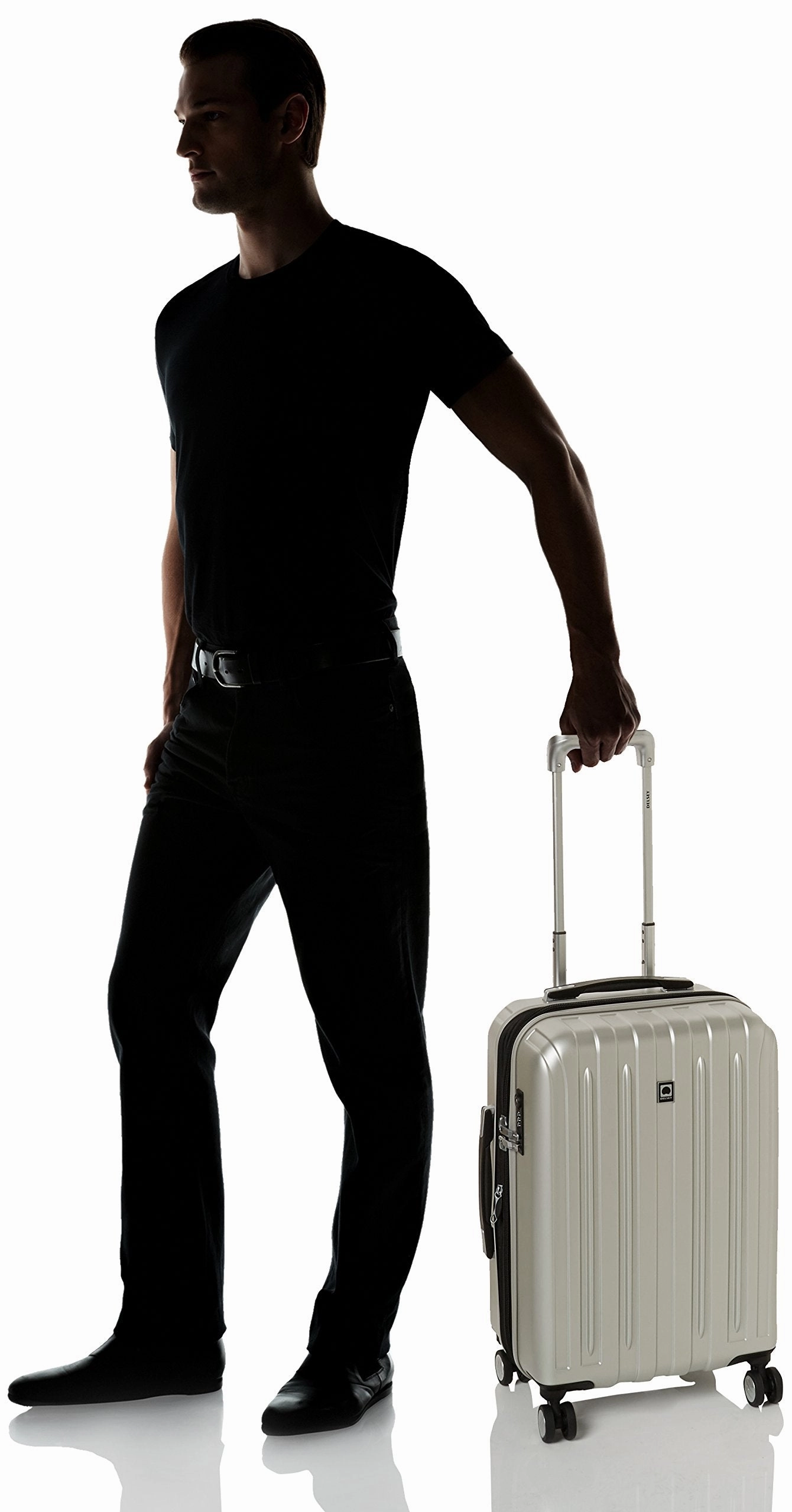 DELSEY Paris Helium Titanium 21" 4-Wheel Carry-On Luggage