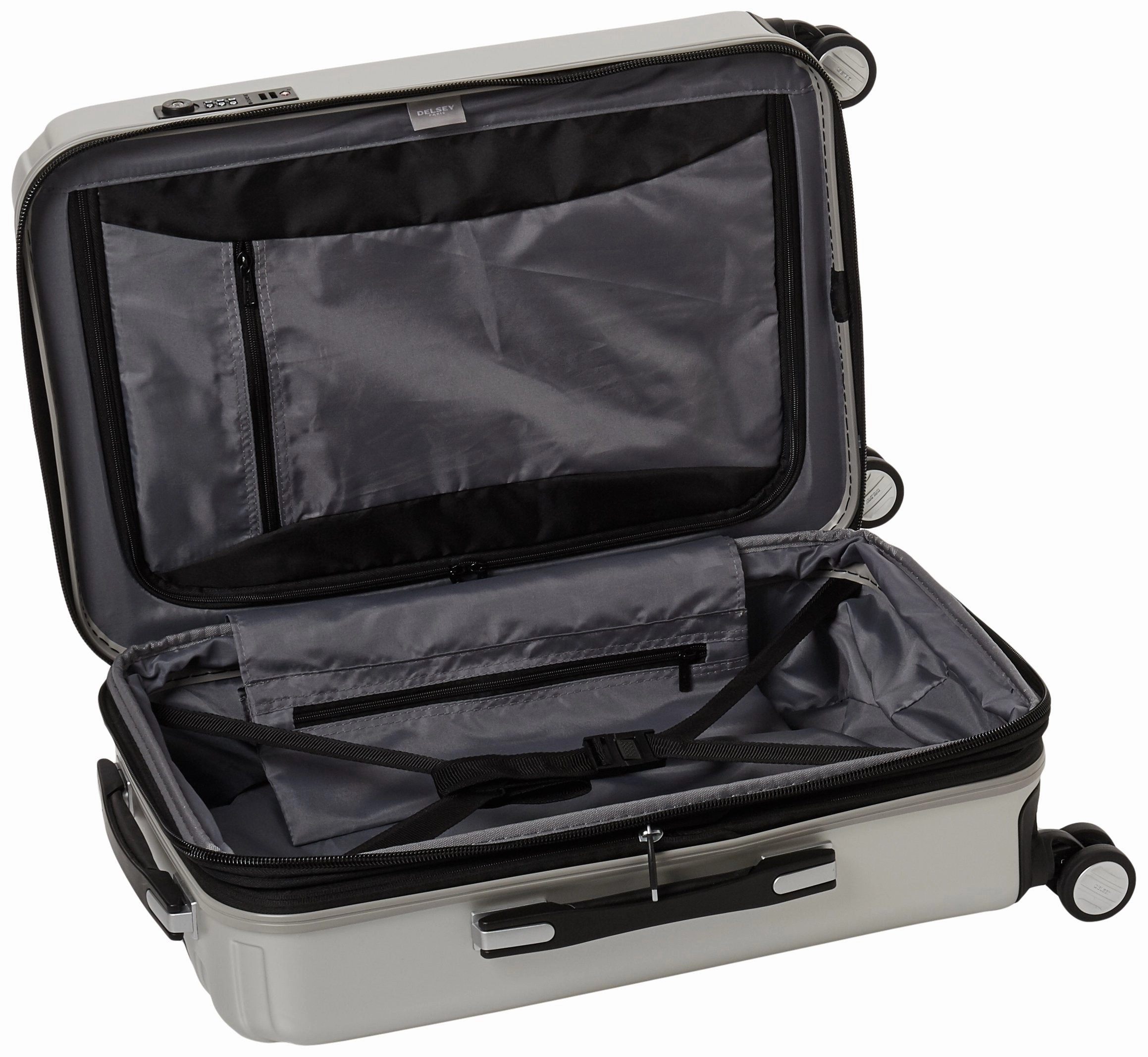 DELSEY Paris Helium Titanium 21" 4-Wheel Carry-On Luggage