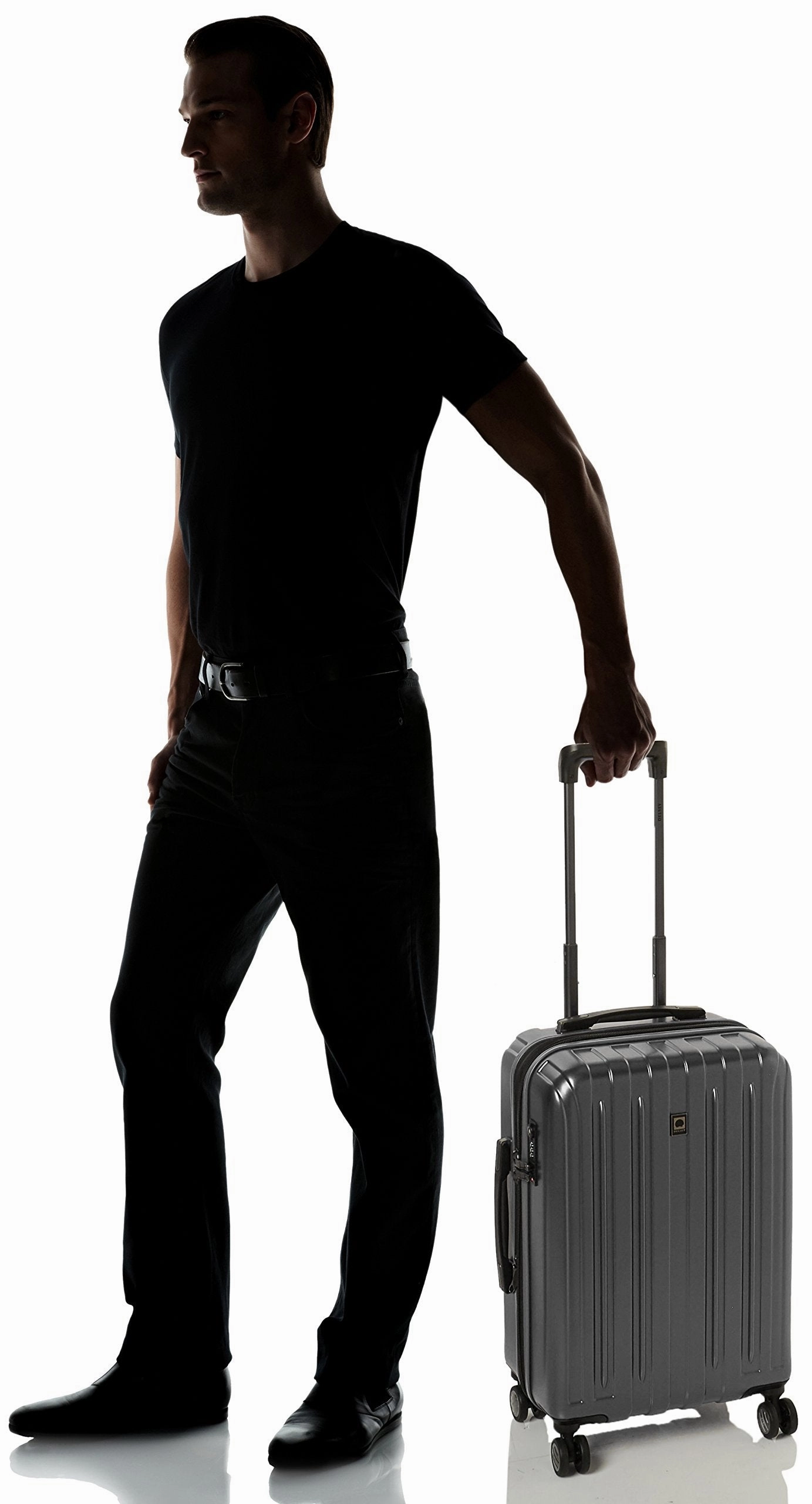 DELSEY Paris Helium Titanium 21" 4-Wheel Carry-On Luggage