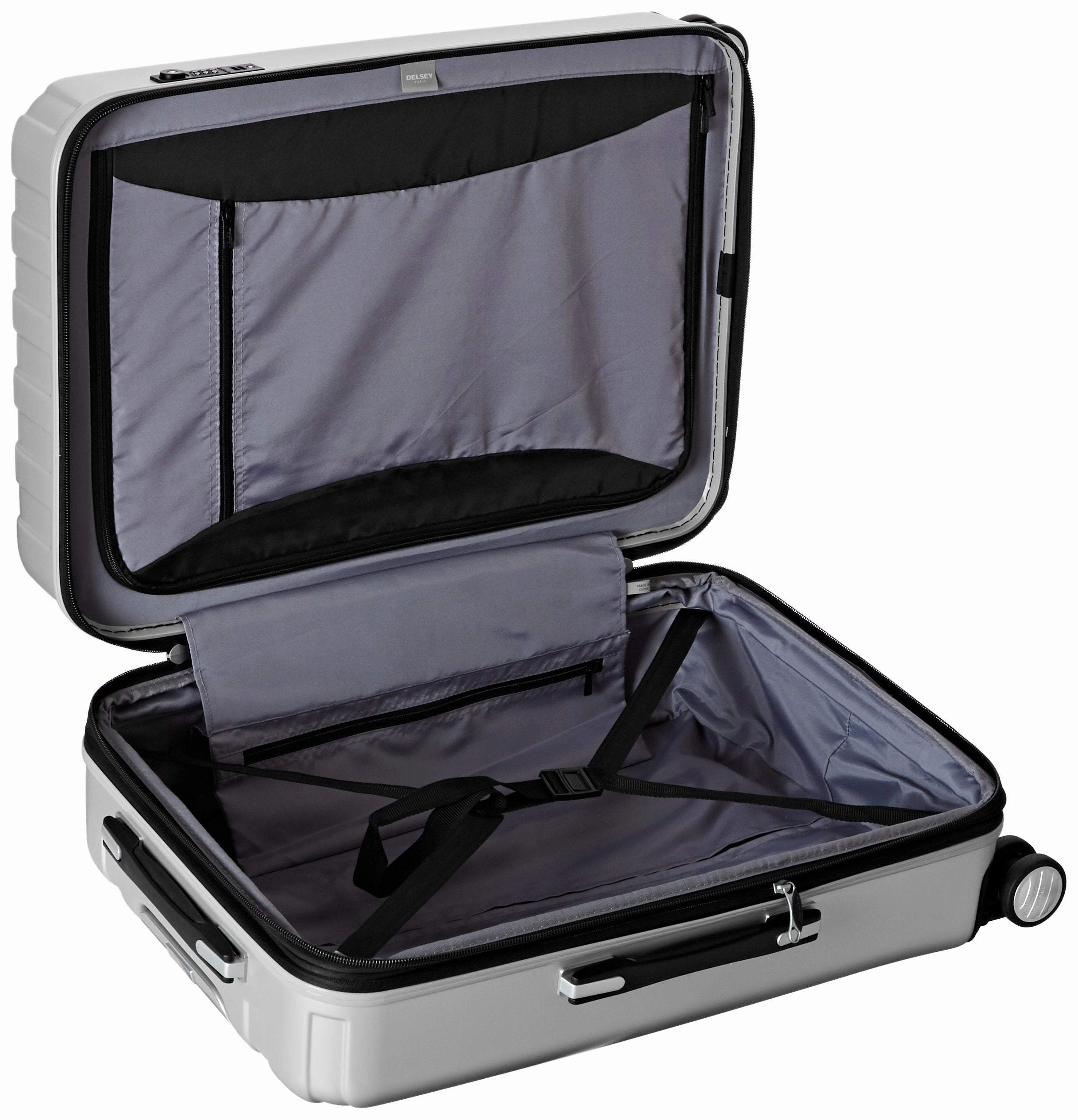 DELSEY Paris Helium Titanium 25" 4-Wheel Medium Luggage