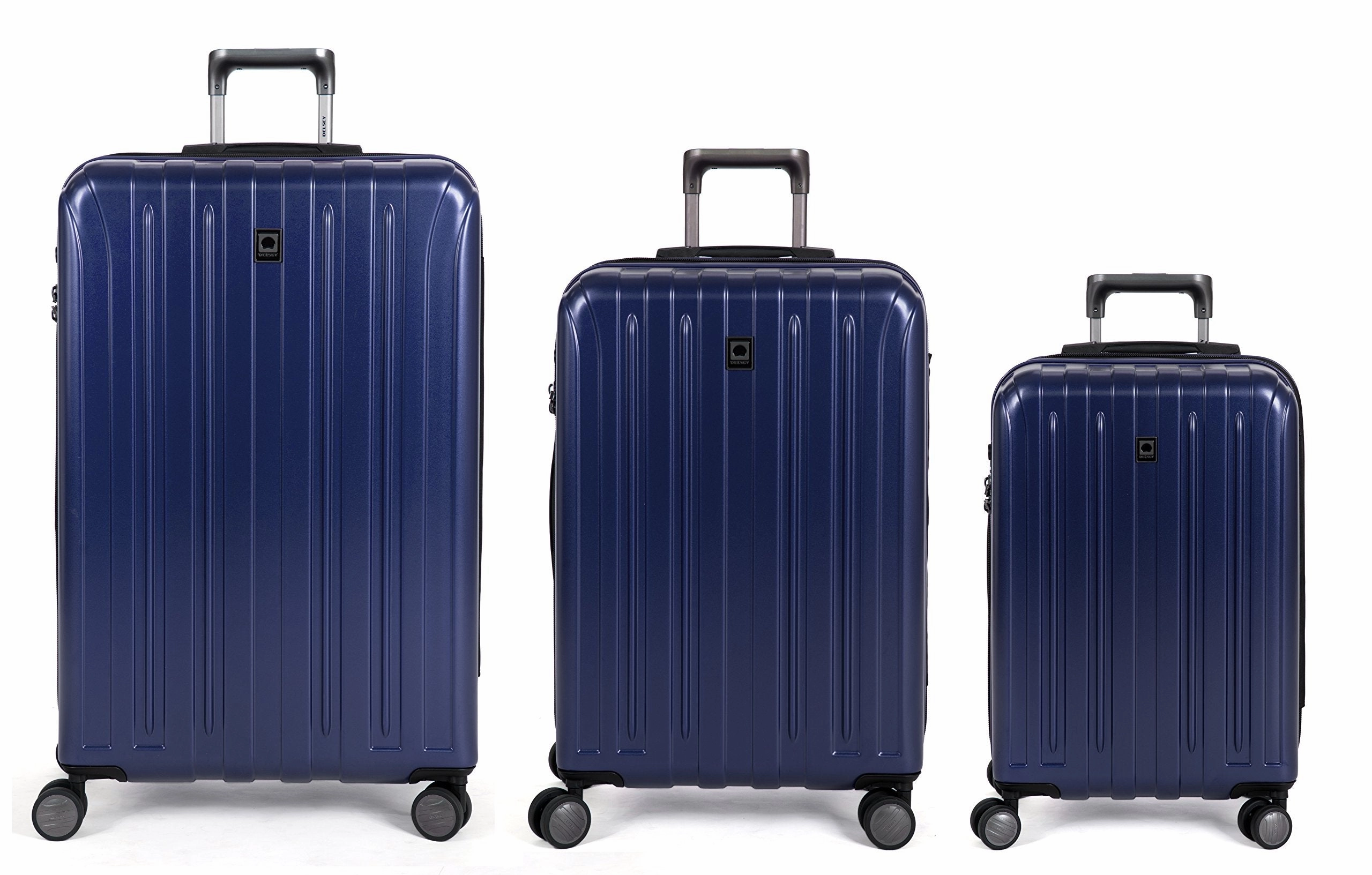 DELSEY Paris Helium Titanium 3 Piece Set (21"/25"/29") 4-Wheel Luggage Sets