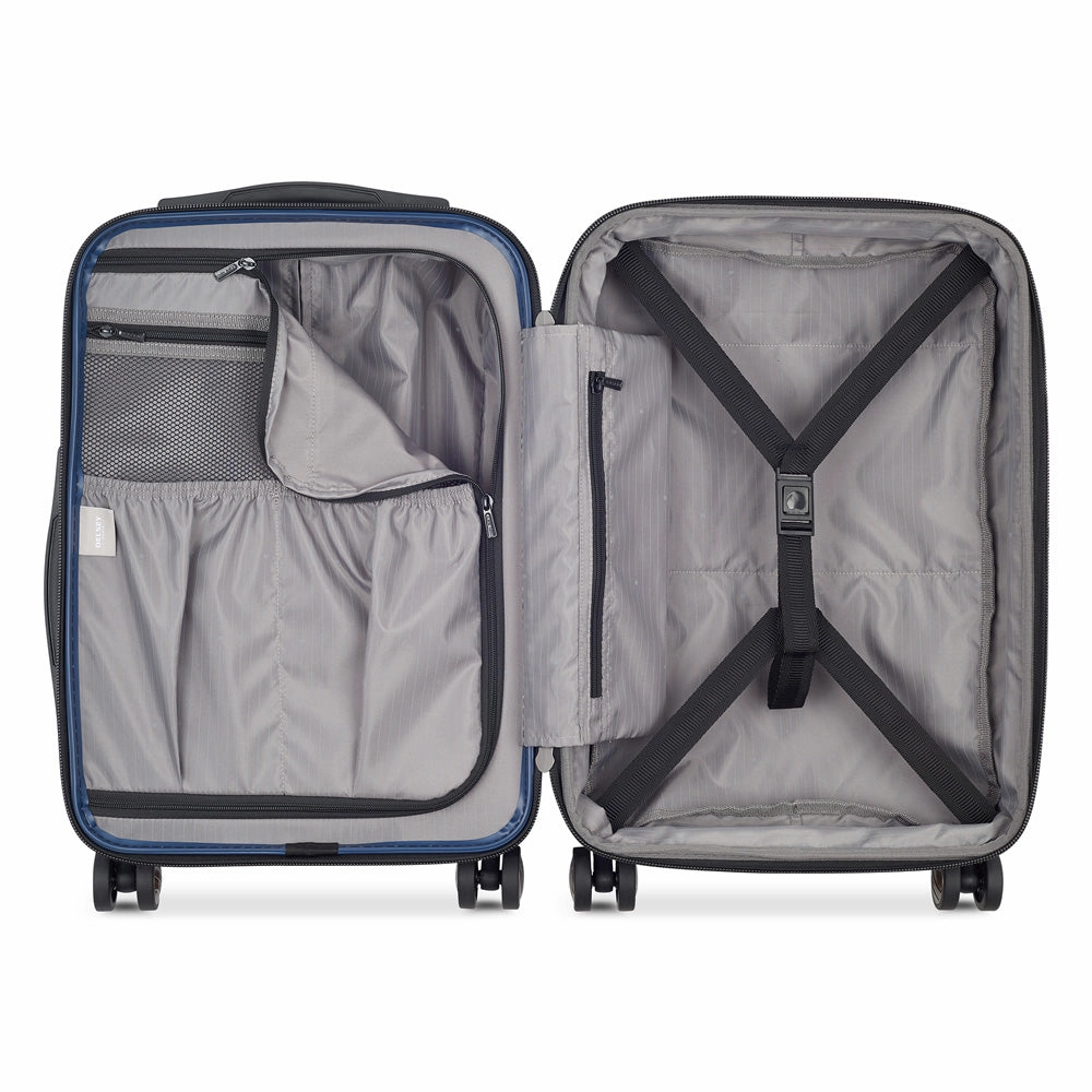 DELSEY Paris Helium Titanium International 19 Carry-on Expandable Spinner Trolley