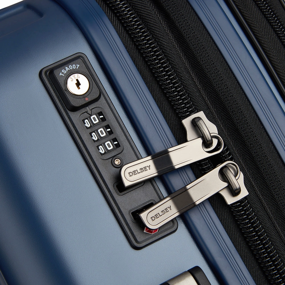 DELSEY Paris Helium Titanium International 19 Carry-on Expandable Spinner Trolley