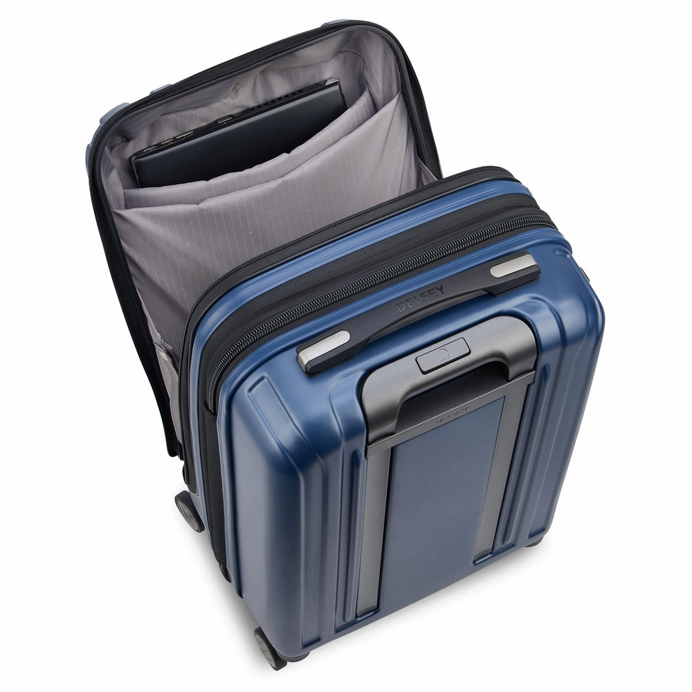 DELSEY Paris Helium Titanium International 19 Carry-on Expandable Spinner Trolley