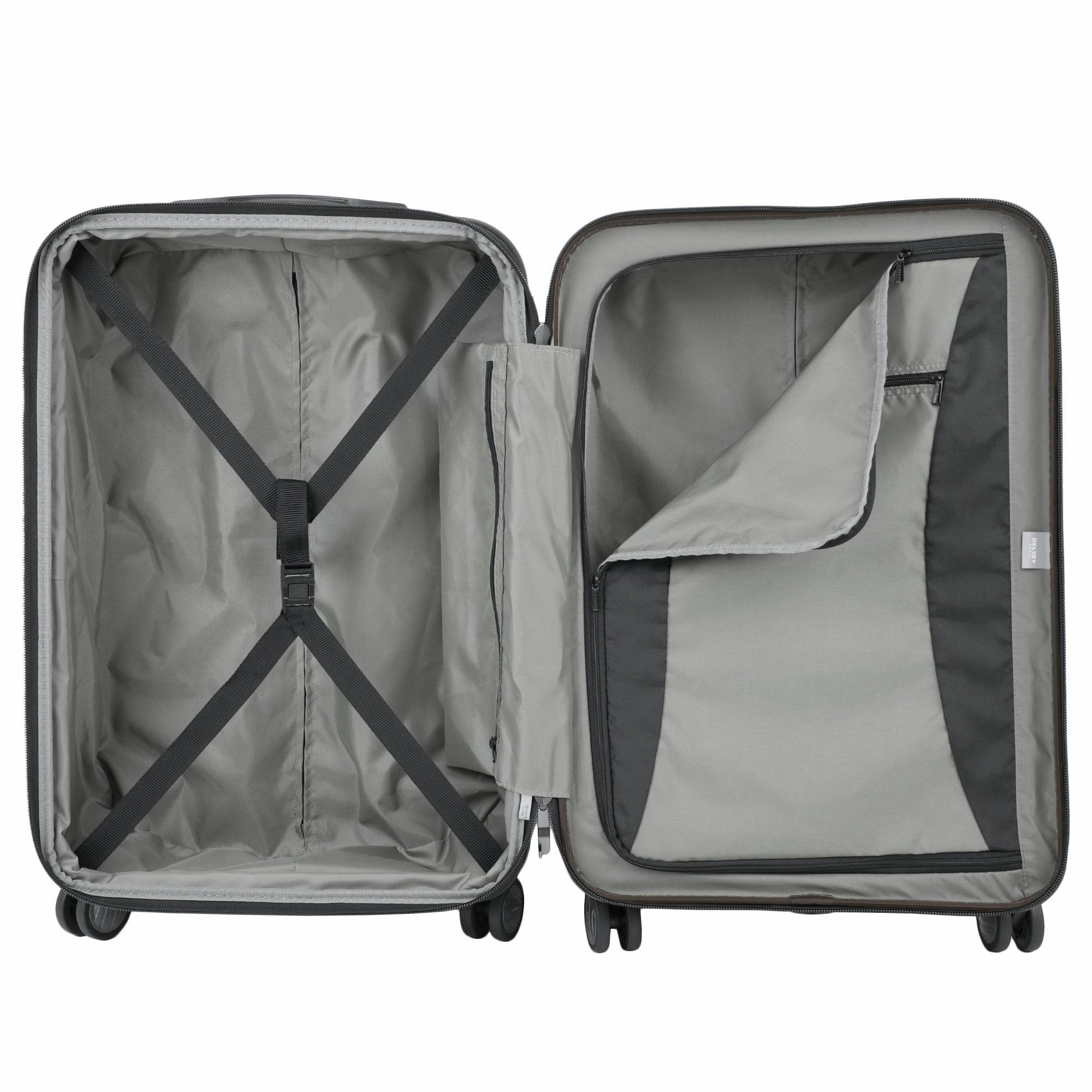 DELSEY Paris Helium Titanium International 19 Carry-on Expandable Spinner Trolley