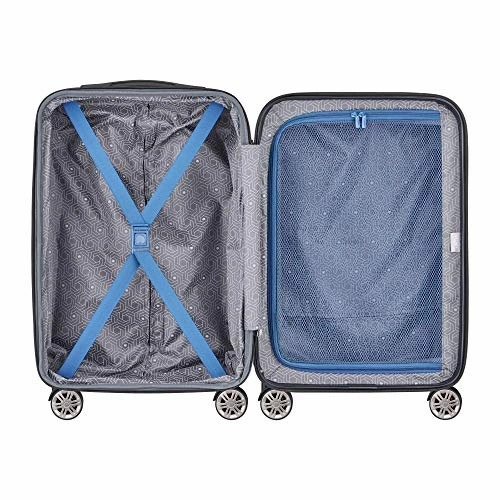 DELSEY Paris Luggage Comete 2.0 Limited Edition Carry-on Hardside Suitcase, Steel Blue
