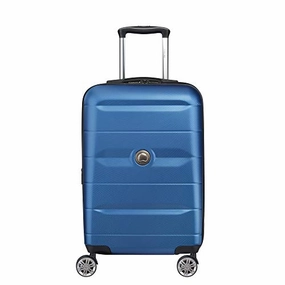 DELSEY Paris Luggage Comete 2.0 Limited Edition Carry-on Hardside Suitcase, Steel Blue