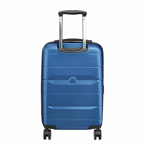 DELSEY Paris Luggage Comete 2.0 Limited Edition Carry-on Hardside Suitcase, Steel Blue