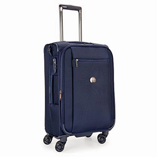 DELSEY Paris Montmartre 4 Wheel 21 Carry Exp Softside Lug, Navy