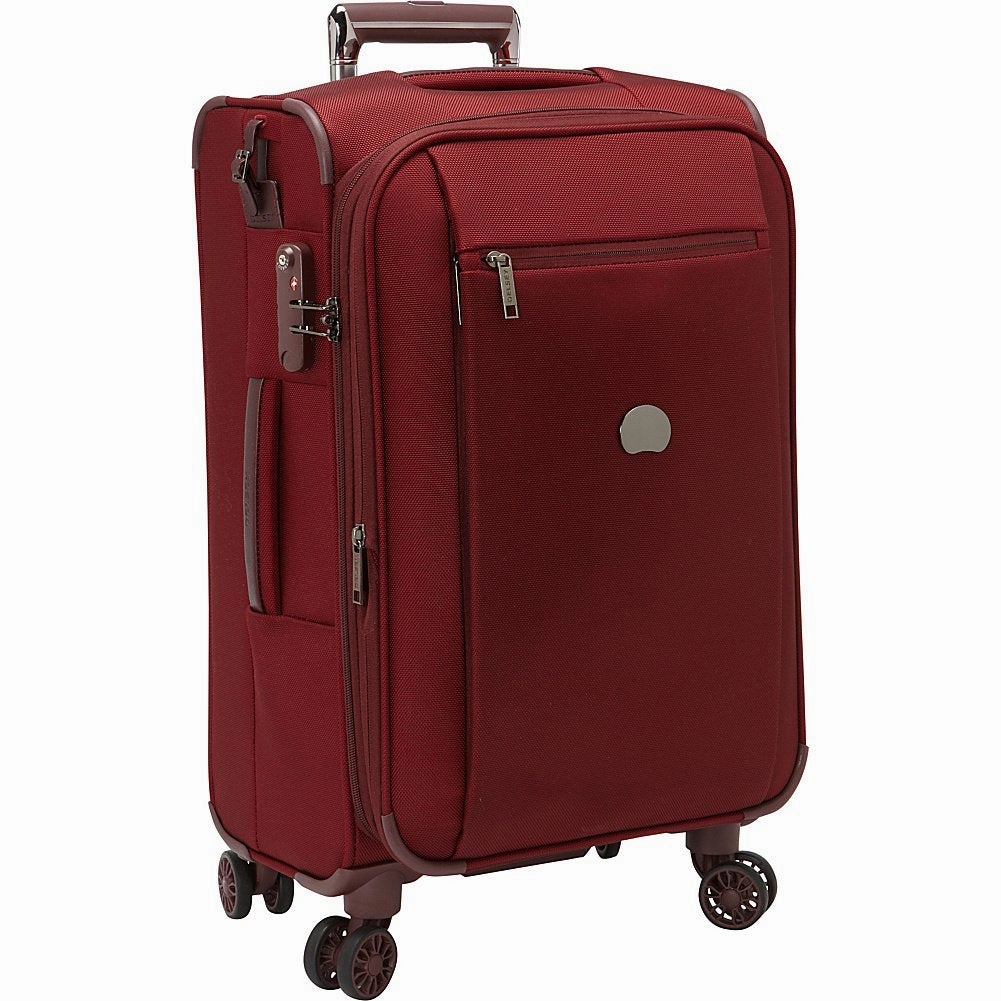DELSEY Paris Montmartre 4 Wheel 21 Exp Softside Carry On Luggage