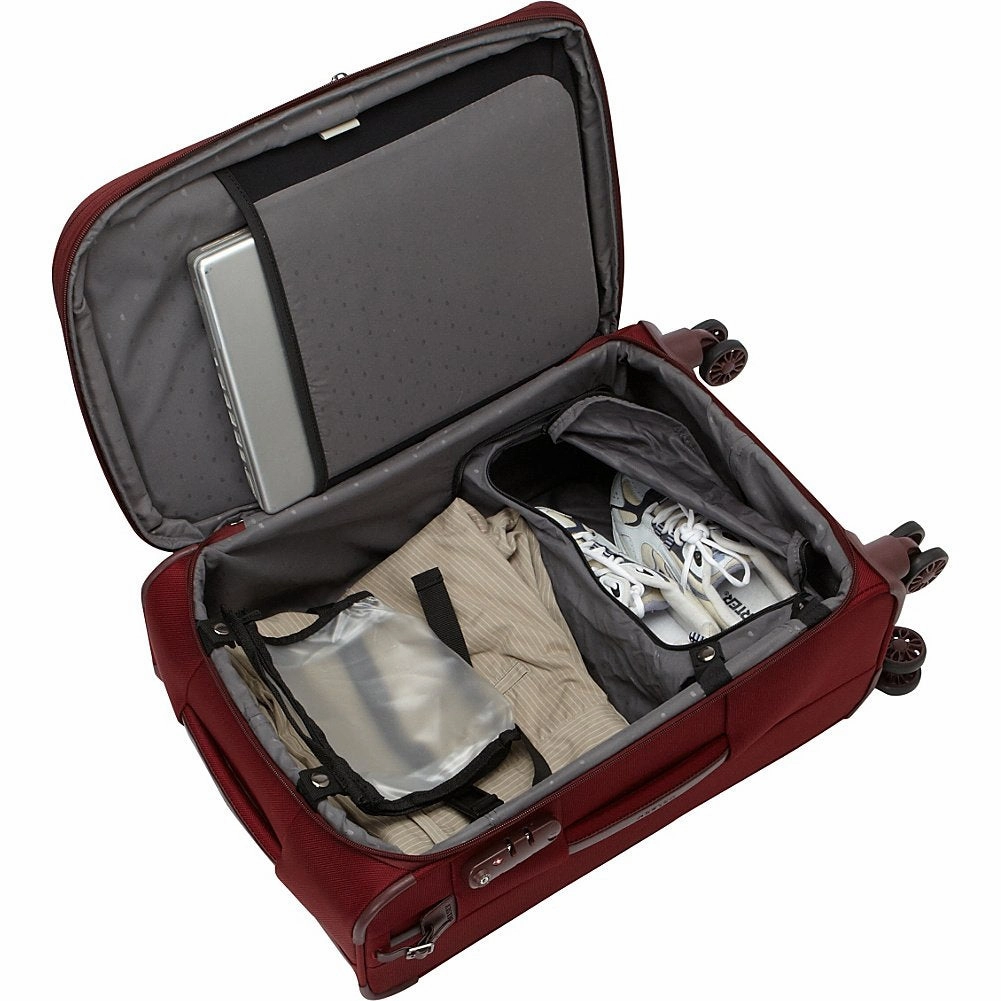 DELSEY Paris Montmartre 4 Wheel 21 Exp Softside Carry On Luggage
