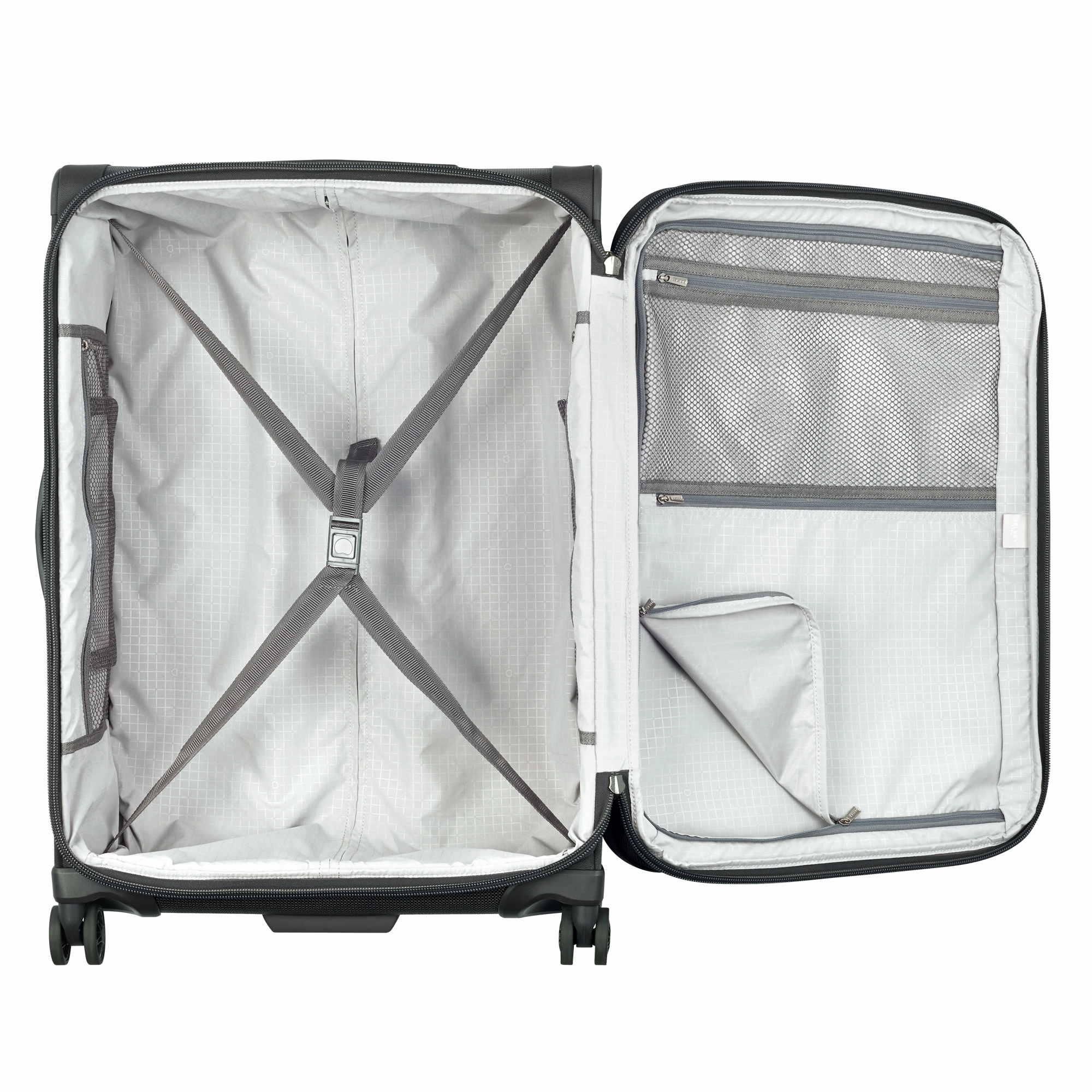 DELSEY Paris Pilot 4.0 Checked-Medium 4-Wheel Medium Luggage