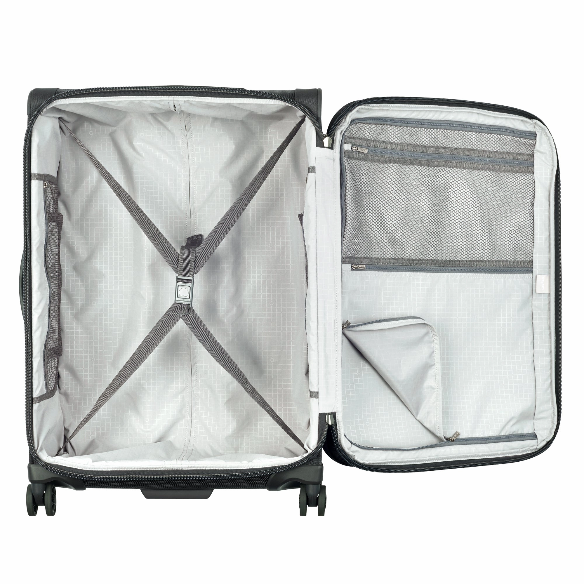 DELSEY Paris Pilot 4.0 Checked-Medium 4-Wheel Medium Luggage