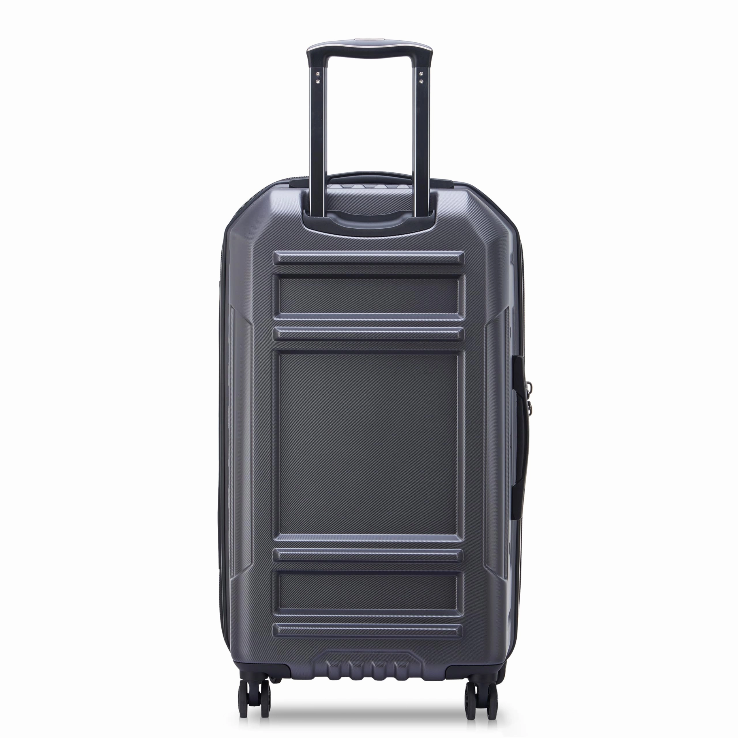 DELSEY Paris Rempart Hardside Expandable Luggage Trunk with Spinner Wheels (Checked Medium Trunk 26 Inch)