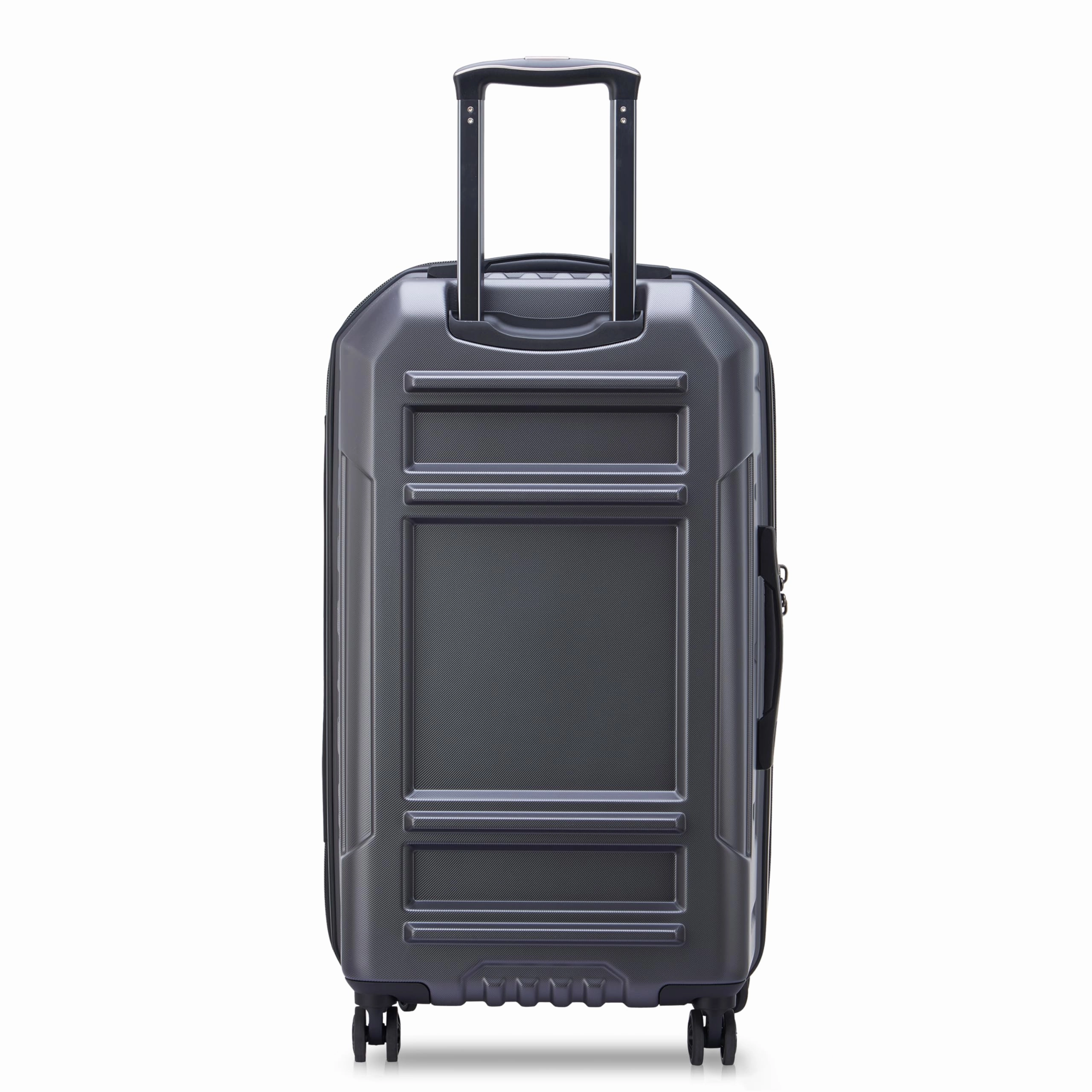 DELSEY Paris Rempart Hardside Expandable Luggage Trunk with Spinner Wheels (Checked Medium Trunk 26 Inch)
