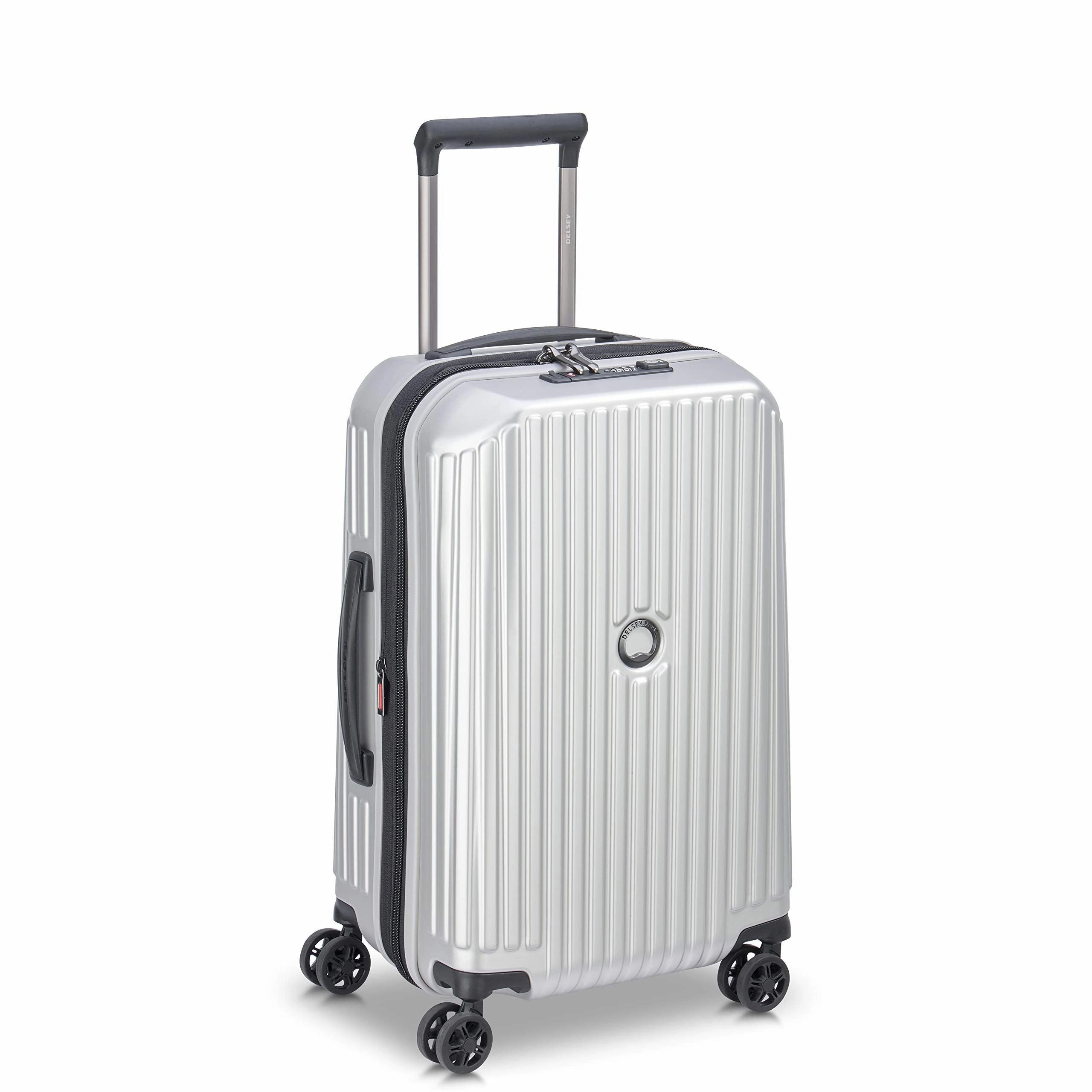 DELSEY Paris Securitime Carry On Expandable Luggage with Spinner Wheels