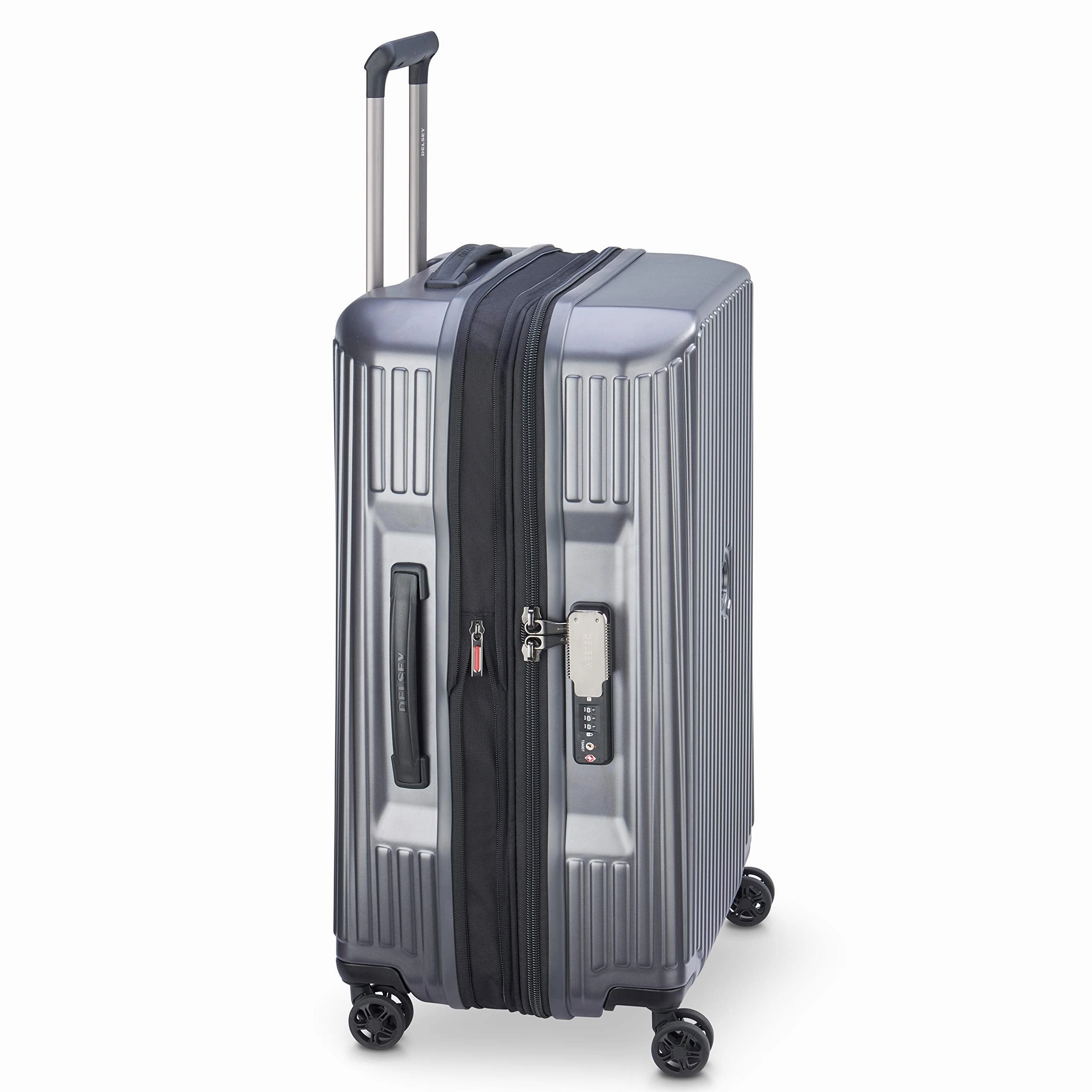 DELSEY Paris Securitime Medium Expandable Luggage with Spinner Wheels