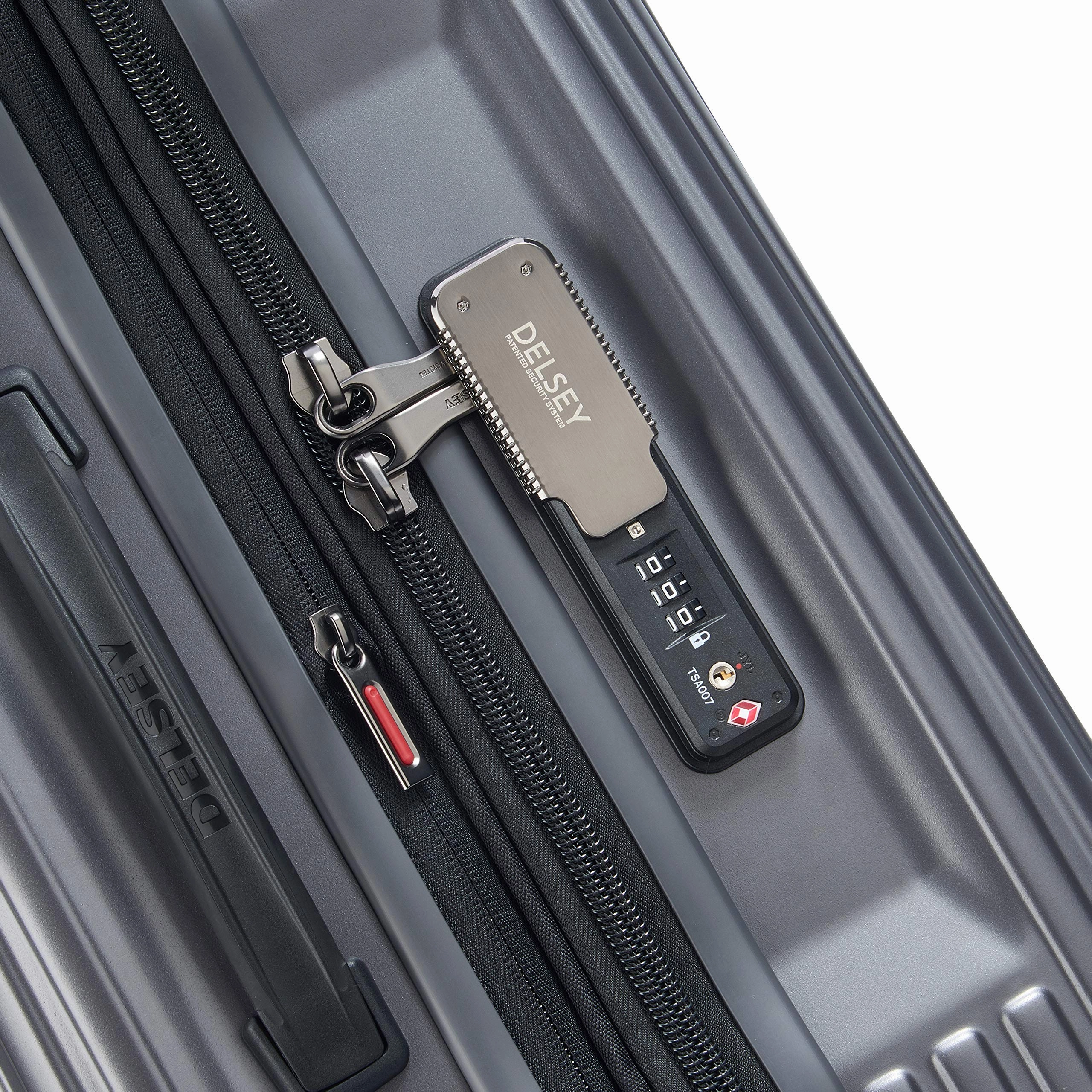DELSEY Paris Securitime Medium Expandable Luggage with Spinner Wheels
