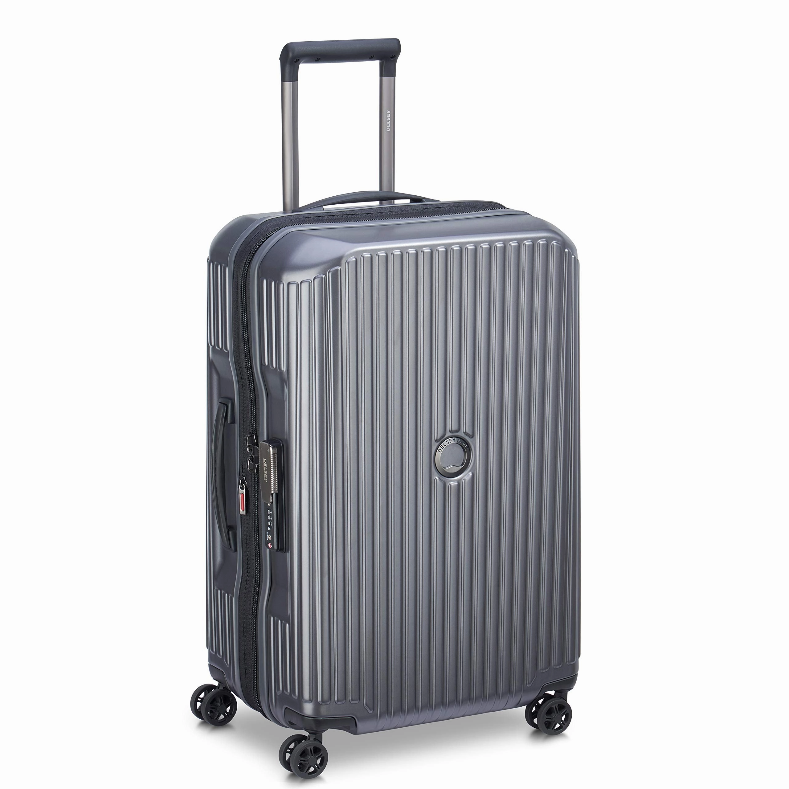 DELSEY Paris Securitime Medium Expandable Luggage with Spinner Wheels