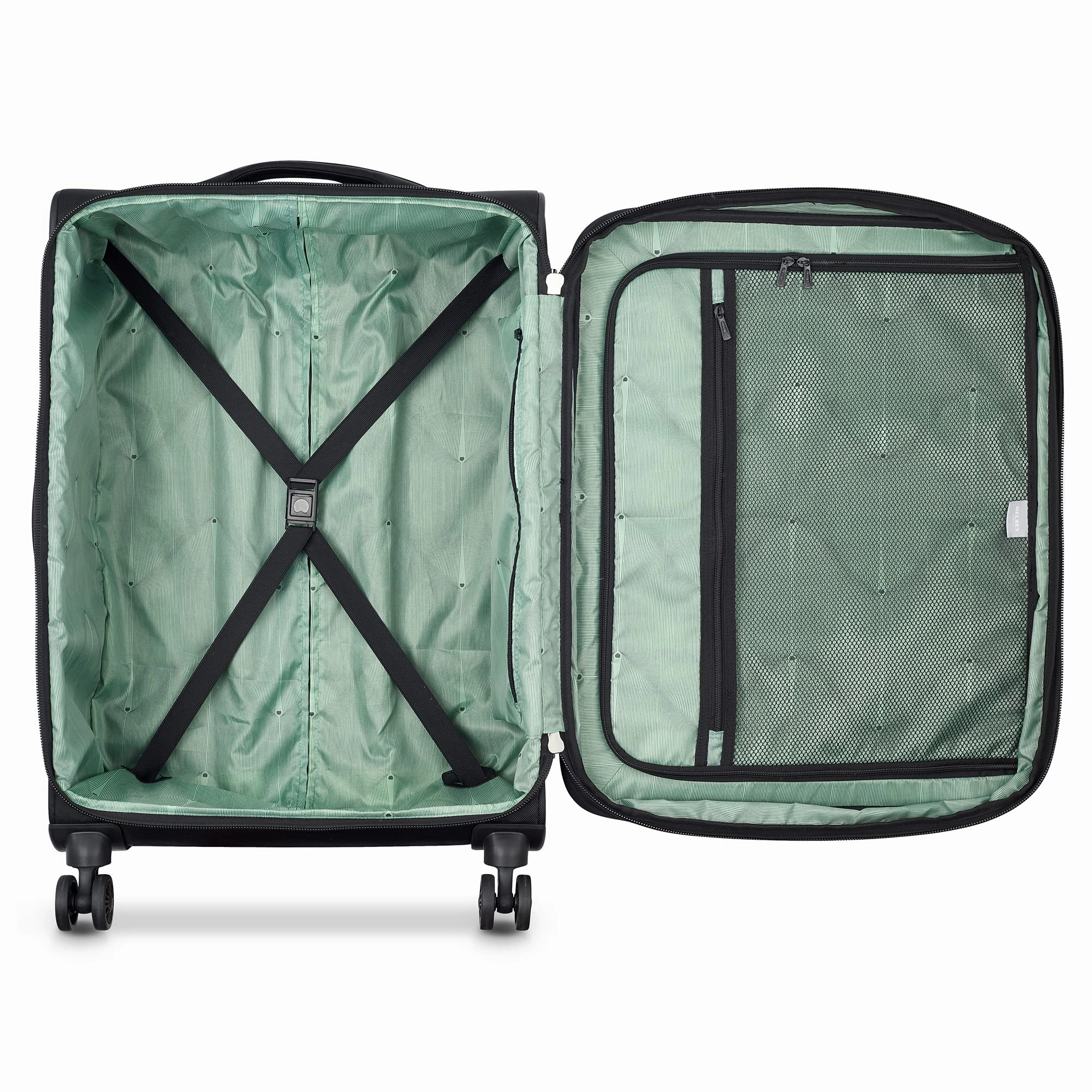 DELSEY Paris Sky Max 2.0 Softside Expandable Luggage with Spinner Wheels